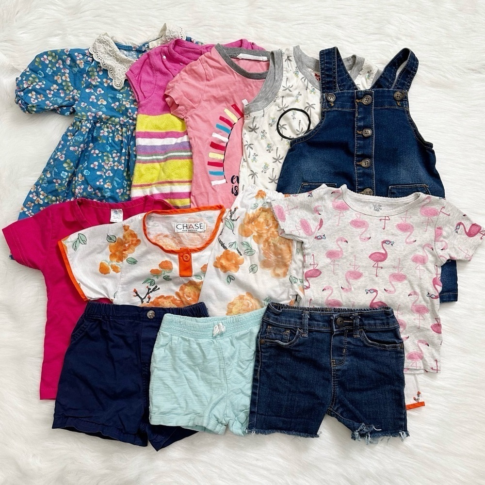 Girls Toddler 2T/24 Months Summer Clothes LOT